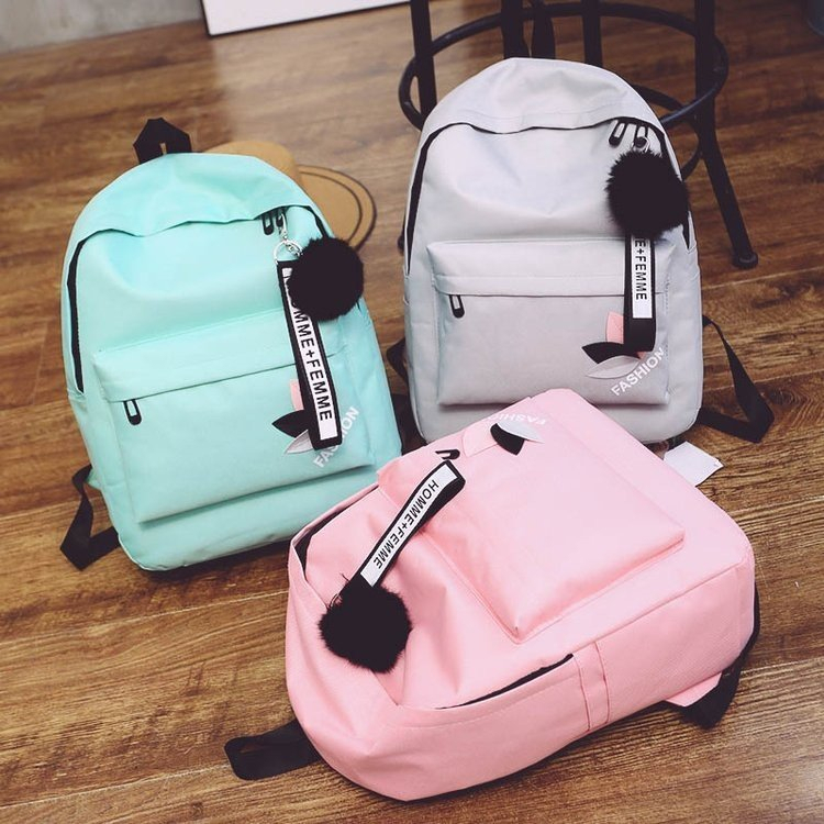 กระเป๋าเป้สไตล์เกาหลีใช้ได้ทั้งผู้หญิงผู้ชายมีทั้งหมด 4 สีให้เลือก BA5676
