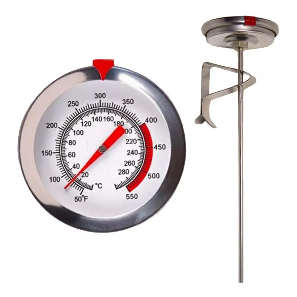 เครื่องวัดอุณหภูมิอาหาร เกรดอาหาร วัดน้ำมัน เครื่องวัดอุณหภูมิทอดอาหาร เครื่องวัดอุณหภูมิ / กาแฟน้ํามันร้อนสแตนเลส / แคล - รูปที่ 6