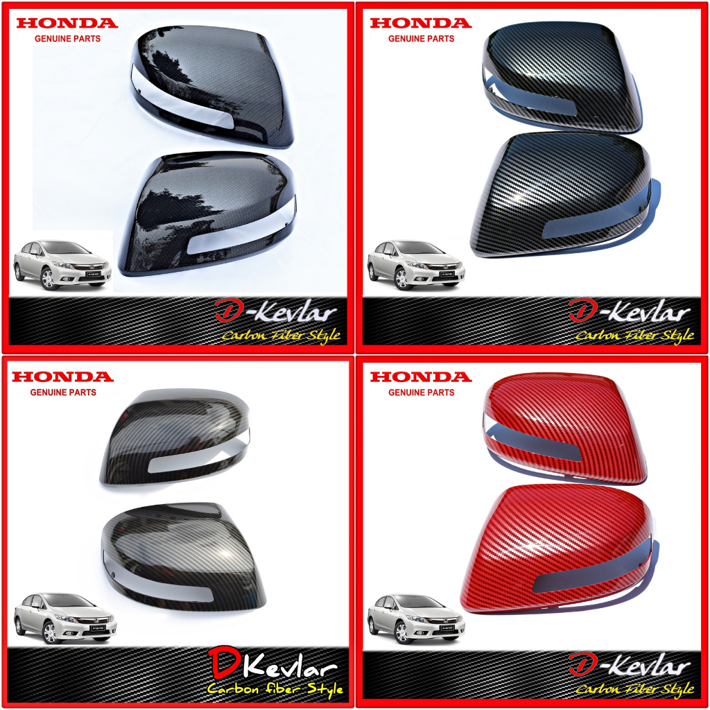 อะไหล่แท้ศูนย์ ครอบกระจกCIVIC FB (มีรูไฟเลี้ยว) ปี 12-15 ฝาครอบกระจกFB ครอบกระจกCIVIC