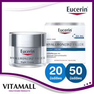 Eucerin HYALURON[3X]+ Filler Night Cream 20 ml