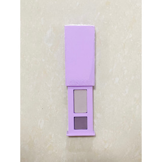 Clinique All about shadow duo #twilight mauve/brandied plum 1.7g อายแชโดว์สองคู่สีที่จับคู่กันอย่างสมบูรณ์แบบ