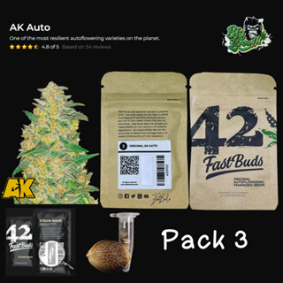 เมล็ดกัญชา Original AK (Auto) - Fastbuds แพ็ค3เมล็ด