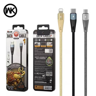 สายชาร์จเร็ว REMAX / WK Design WDC-079 Elephant-Data-Cable-2.4A ของแท้ สายชาร์จเร็ว Micro/Type-C