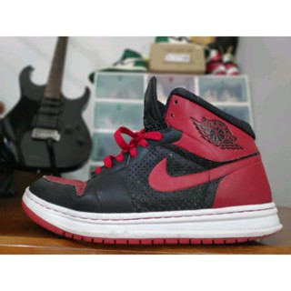 Nike Air Jordan 1 Alpha 1 Bred                                             size 8.5us. 7.5uk. 42/26.5 ปี 2009