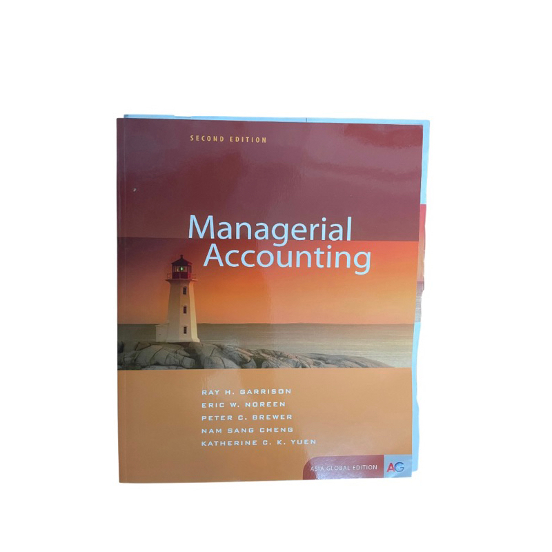 #หนังสือมือสองTextbook Managerial Accounting, Second edition