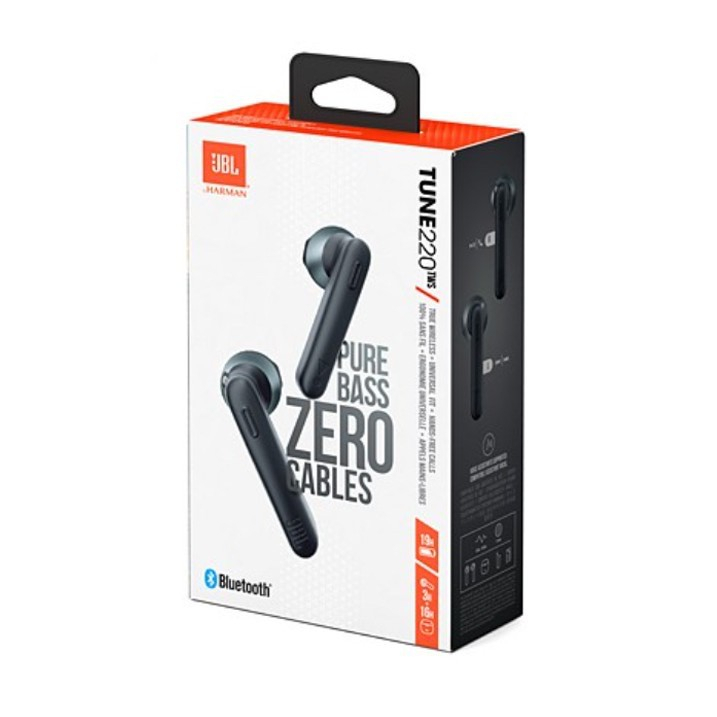 TUNE 220 หูฟังบลูทูธ V5.0 ไร้สาย ไม่เจ็บ เบสแน่น พร้อมไมโครโฟนสเตอริโอและกล่องชาร์จ