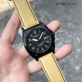 🎁CASIO STANDARD MTP-E715L-5A ของแท้ 100% พร้อมส่ง ประกัน 1 ปี