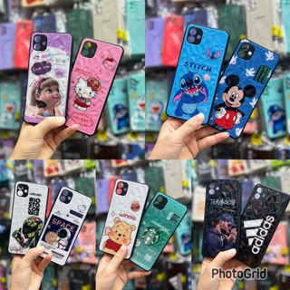 เคสกระจก3Dลายการ์ตูน น่ารักสำหรับXiaomi Redmi10(4g) Redmi10(5g) Redmi10c Redmi12c RedmiNote9s เคสขอบนิ่มกระจกเหงา