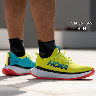 งานจริง100% รองเท้าวิ่ง HOKA CARBON X3 Top-Color นุ่มสายซัพพอร์ต