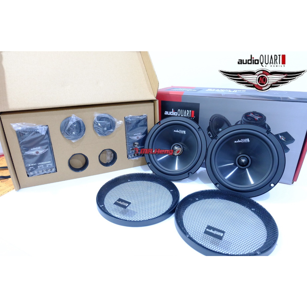 ลำโพง AUDIO QUART AQ-C602GX ลำโพงแยกชิ้นติดรถยนต์ ขนาด 6.5 นิ้ว กำลังขับ 250W Peak Power ดอกลำโพง ลำ