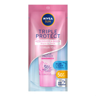 NIVEA Sun Triple Protect Extra Radiant &amp; Smooth SPF50+ PA+++ 40ml.