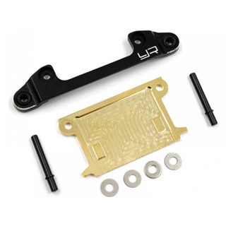 Yeah racing ALUMINUM 7075 BRASS FRONT LOWER ARMS FOR KYOSHO MINI-Z MR03 KY03-007BK