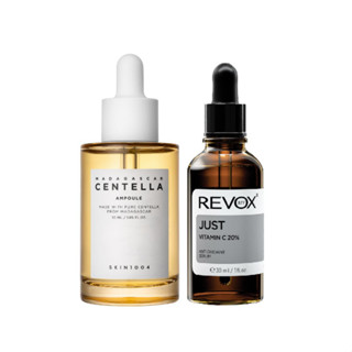 SET SKIN1004 Madagascar Centella Ampoule 55 ml + Revox B77 JUST VITAMIN C 20% ANTIOXIDANT SERUM 30 ml