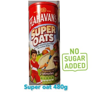 Flahavans 🇮🇪super oat 480g. อาหารเช้าซีเรียลข้าวโอ๊ต 480 กรัมไม่เติมน้ำตาล