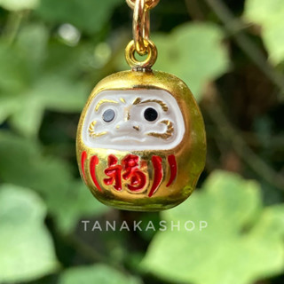 (Daruma) กระพรวนดารุมะ สีทอง สูง2เซน [เครื่องรางญี่ปุ่น]