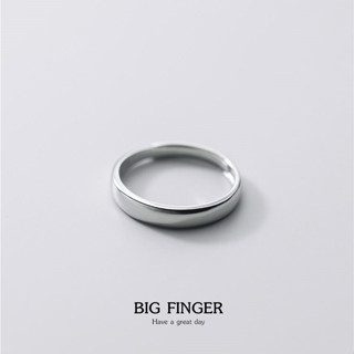 s925 Big finger ring6 แหวนเงินแท้ For Lovely You นิ้วอวบใหญ่ แนะนำรุ่นนี้ ใส่สบาย เป็นมิตรกับผิว สามารถปรับขนาดได้