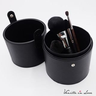 BC02 กระบอกใส่แปรงแต่งหน้า Makeup Brush Case ขนาดใหญ่พิเศษสีดำ