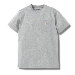 เสื้อคอกลม Carhartt (CAH-006)  สีพื้น ผ้าcotton 100% ผ้านิ่มใส่สบาย ระบายอากาศดี ใส่ได้ทั้งชายและหญิง