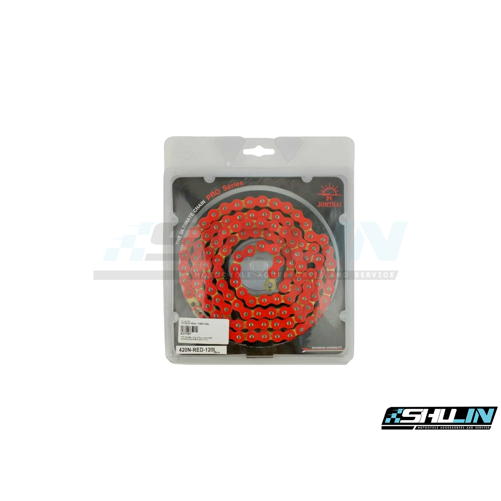 โซ่ SUN (JOMTHAI) ขนาด 420N-120L - GREEN