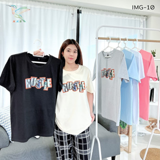 4000 IMG-10# เสื้อยืด สกรีนลายดิจิตอล ผ้าคอตตอนผสม เนื้อผ้าดี