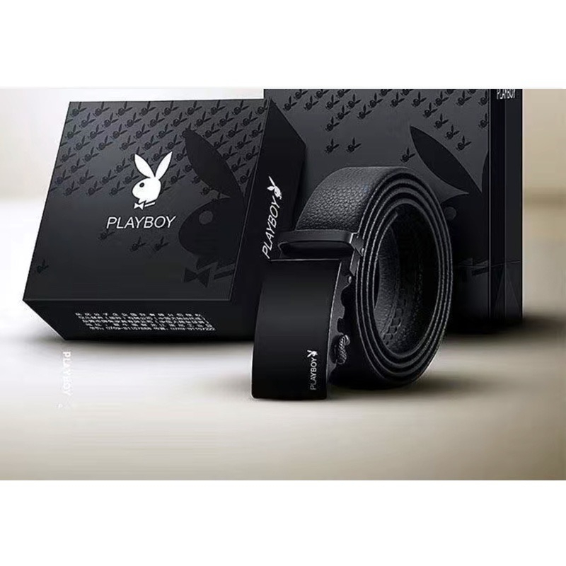 ซื้อ 1 แถม 1🔥SALE🔥Playboy บรรจุภัณฑ์ของแท้ 100% พร้อมส่ง เข็มขัดหนังแท้ เข็มขัดผู้ชาย - รูปที่ 6