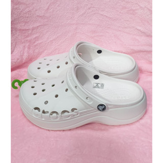 รองเท้า crocs  crocs classic platform BAYA clog รองเท้าเสริมส้นผู้หญิง รองเท้าไปทะเล