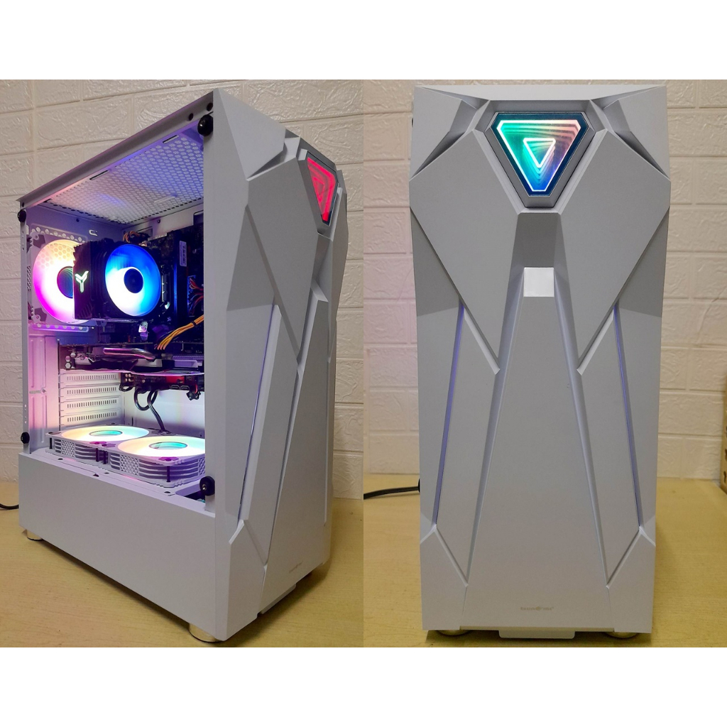 💥 คอมทำงาน กราฟิก ตัดต่อ สตรีมเกมส์ 💥  CPU I5 7500 + RX 570 OC 8GB + Ram 16 GB + SSD 256 GB + HHD 10