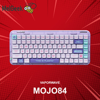 คีย์บอร์ด Melgeek Mojo84 Vaporwave (ภาษาอังกฤษ) ประกันศูนย์ 1 ปี