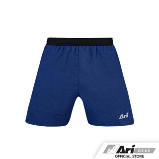 ARI MENS AEROSPEED 5" RUNNING SHORTS - NAVY/SILVER กางเกงวิ่งผู้ชาย อาริ เอโรสปีด สีกรมท่า