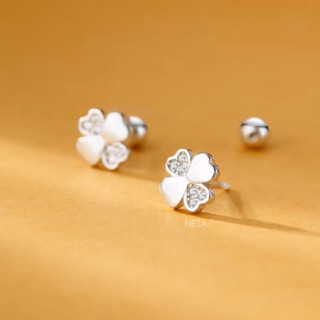 ต่างหูใบโคลเวอร์ Clover Earrings