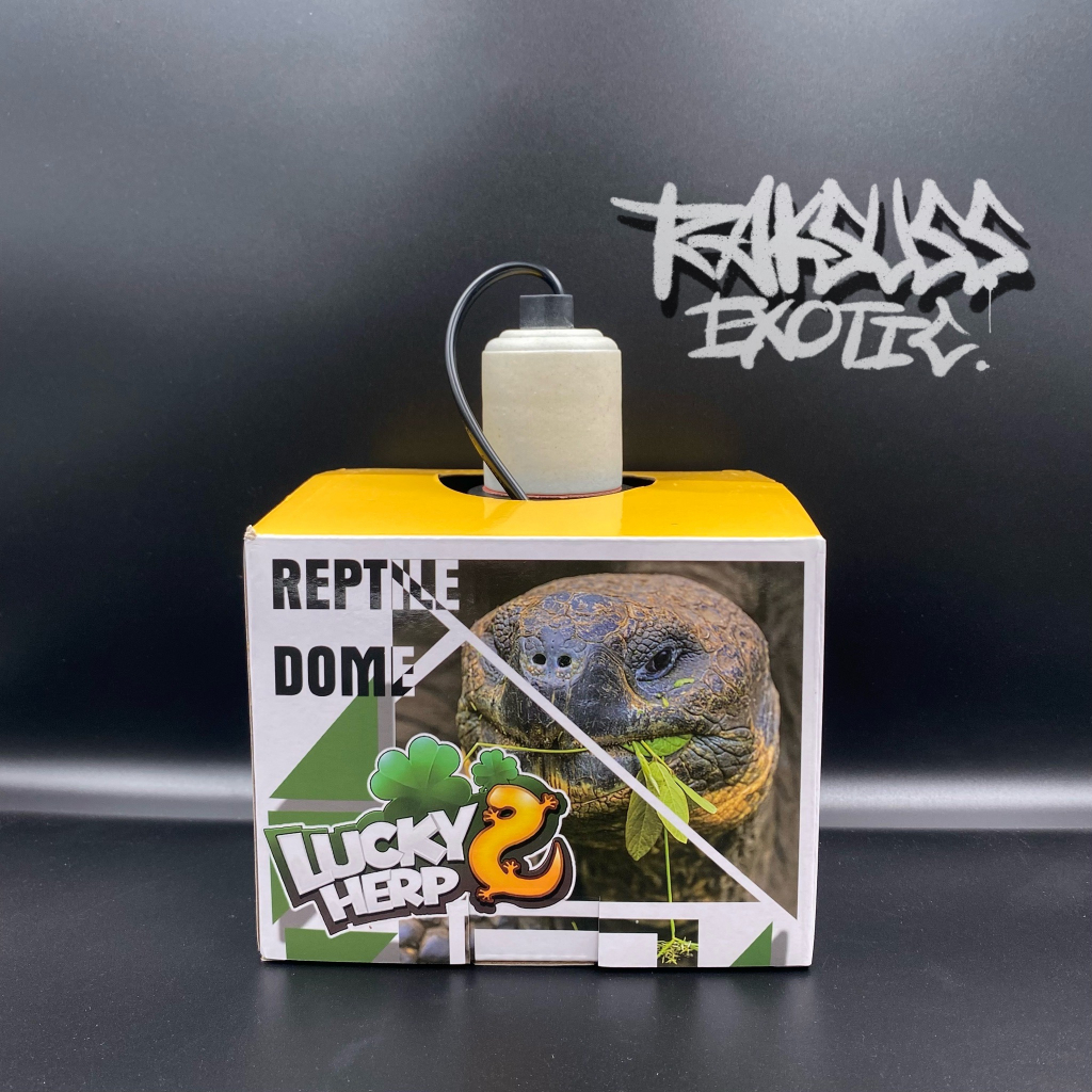 Lucky Herp Reptile Lamp Dome 5.5" โคมไฟขั้วเซเรามิกทนความร้อนสามารถรองรับกำลังไฟได้ถึง 100w