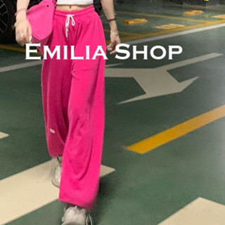 EMILIA SHOP  กางเกงขายาว กางเกงเอวสูง ผู้หญิงสไตล์เกาหลี เสื้อผ้าแฟชั่นผู้หญิง y2k 2023 ใหม่  สบาย Korean Style สวย รุ่นใหม่ A23L0BR 36Z230909