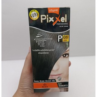 Lolane Pixxel  โลแลน พิกเซล คัลเลอร์ P01 สีดำ