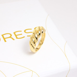 Moress Glam Croissant Ring แหวนเงินชุบทอง