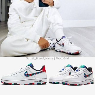 รองเท้า Nike Air Force 1 Low Crayon White Multi Unisex Sneakers แท้💯 ใส่ได้ทั้ง ชาย หญิง ส่งฟรี