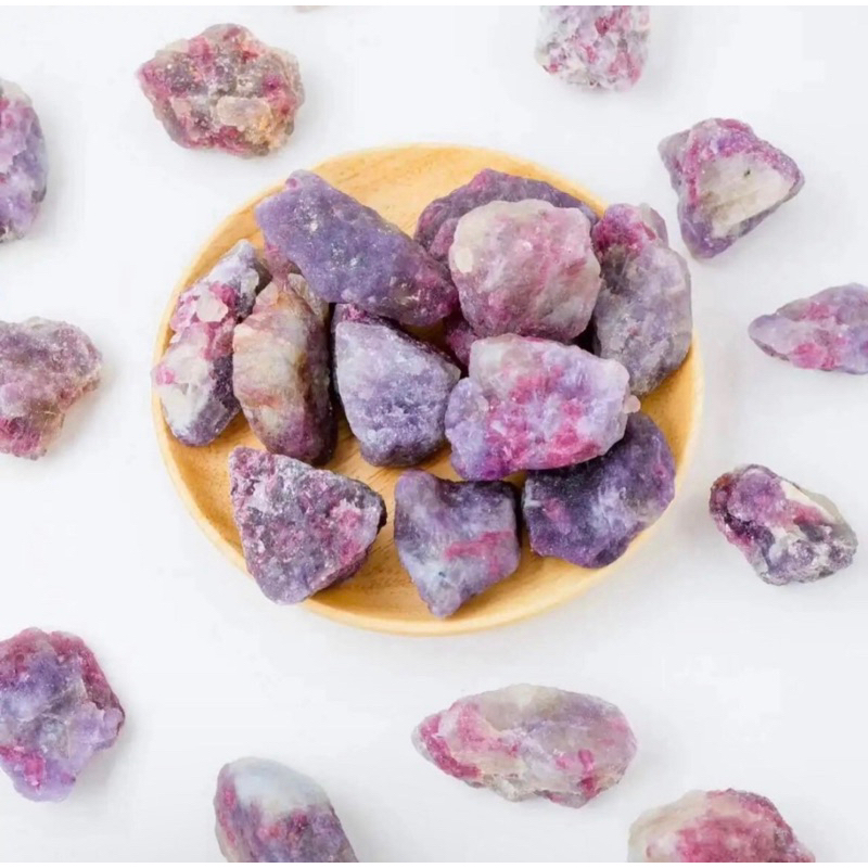 1 Pc Unicorn Stone | Raw Unicorn Stone | Lepidolite, Pink Tourmaline, Smoky Quartz, Clear Quartz | N