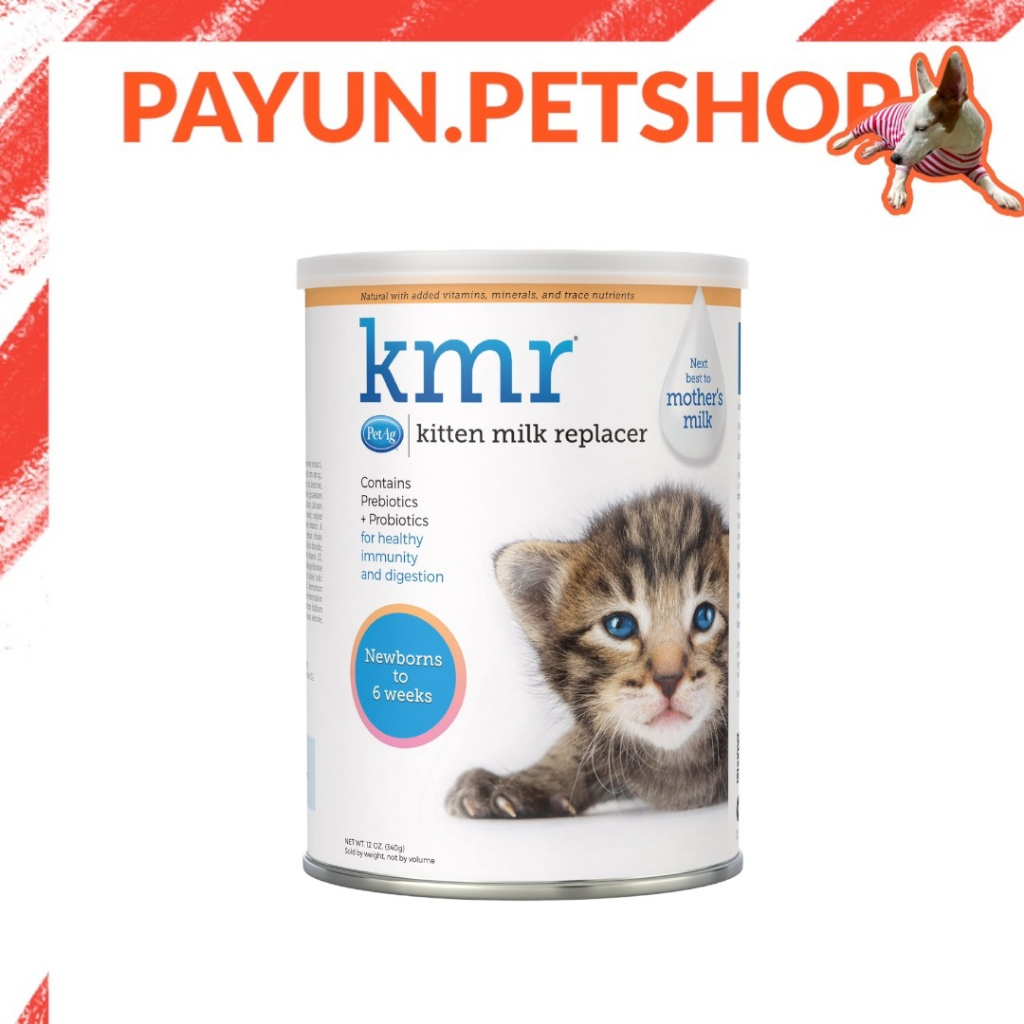 KMR นมผง Powder Kitten Milk Replacer เค เอ็ม อาร์ ผง สำหรับลูกแมวแรกเกิด 340 กรัม EXP.08/2026