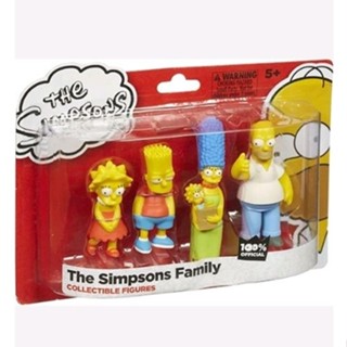 ของหายาก!! The Simpsons Family Simpson OFFICIAL Figure Homer Marge Bart Lisa Simpson Figure Collectable Figures ซิมป์สัน