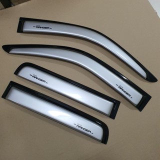 กันสาด ford ranger สีบรอนซ์ สำหรับ 4 ประตู ใส่ปี 2006 - 2011