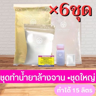 ชุดทำน้ำยาล้างจาน ชุดใหญ่ × 6 ชุด