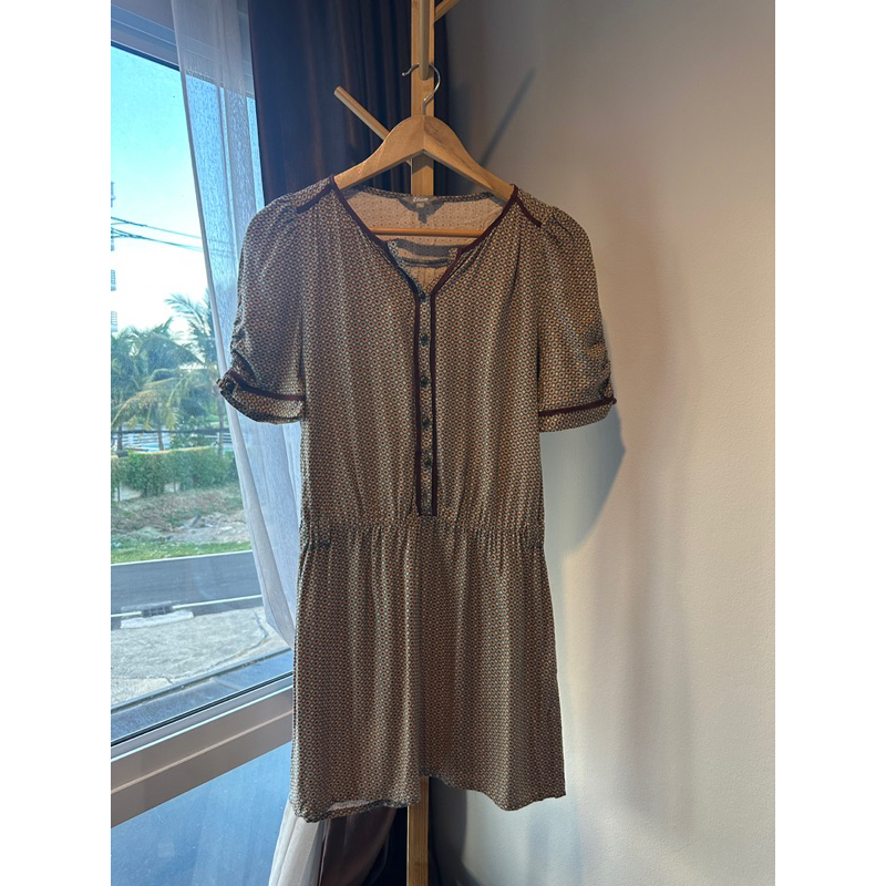 🫒 เดรสแขนสั้น ป้าย Etam (used)