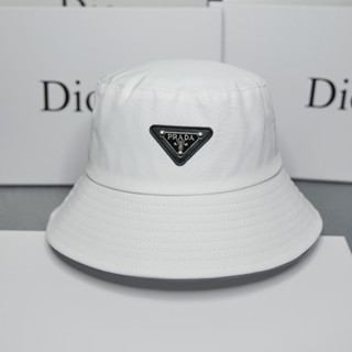 หมวก bucket รุ่นใหม่ ลาย Prada ผู้หญิงผู้ชายใส่ได้