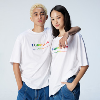 PAINKILLER เพนคิลเลอร์ เสื้อยืด โอเวอร์ไซส์ เสื้อผ้าผู้ชาย / PK ORIGINAL PRISM OVERSIZED T-SHIRT / รุ่น PRIDE 2023