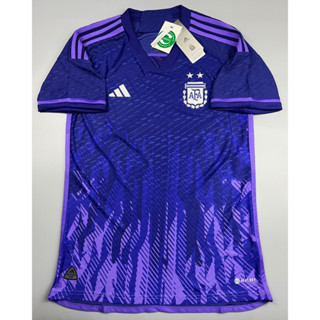 SALE !!! เสื้อบอล 2022-23 เพลเย่อ อาเจนติน่า เยือน สีม่วง  Player  Argentina Away Cecat