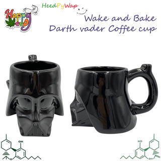 Darth vader Coffee cup แก้ว แจกันแก้ว บ้องแก้ว ไปป wake and bake