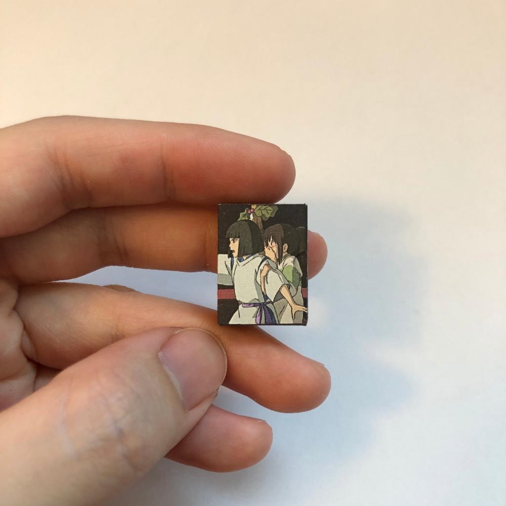 สมุดจิ๋ว หนังสือภาพเรื่อง Spirited away (สเกล 1:12) / Miniature book Spirited away (scale 1:12)
