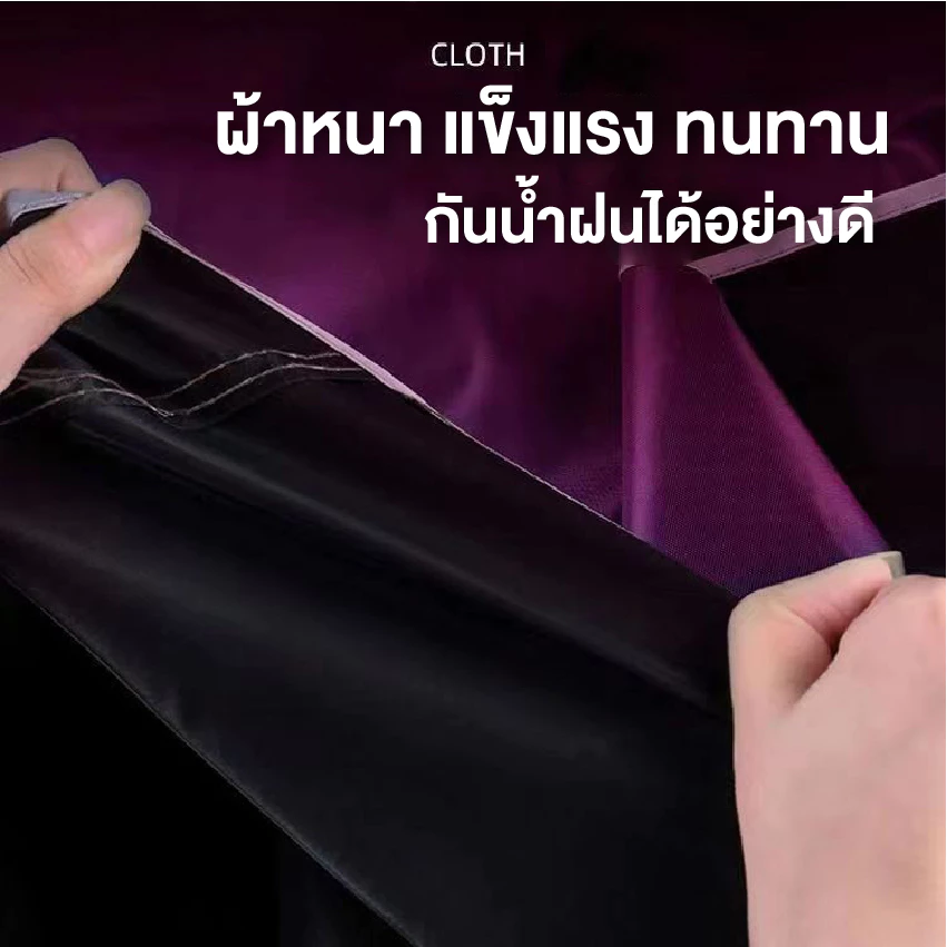 ชุดกันฝนมอเตอร์ไซค์ ผ้าหนา แฟชั่น พร้อมส่ง thumbnail 5