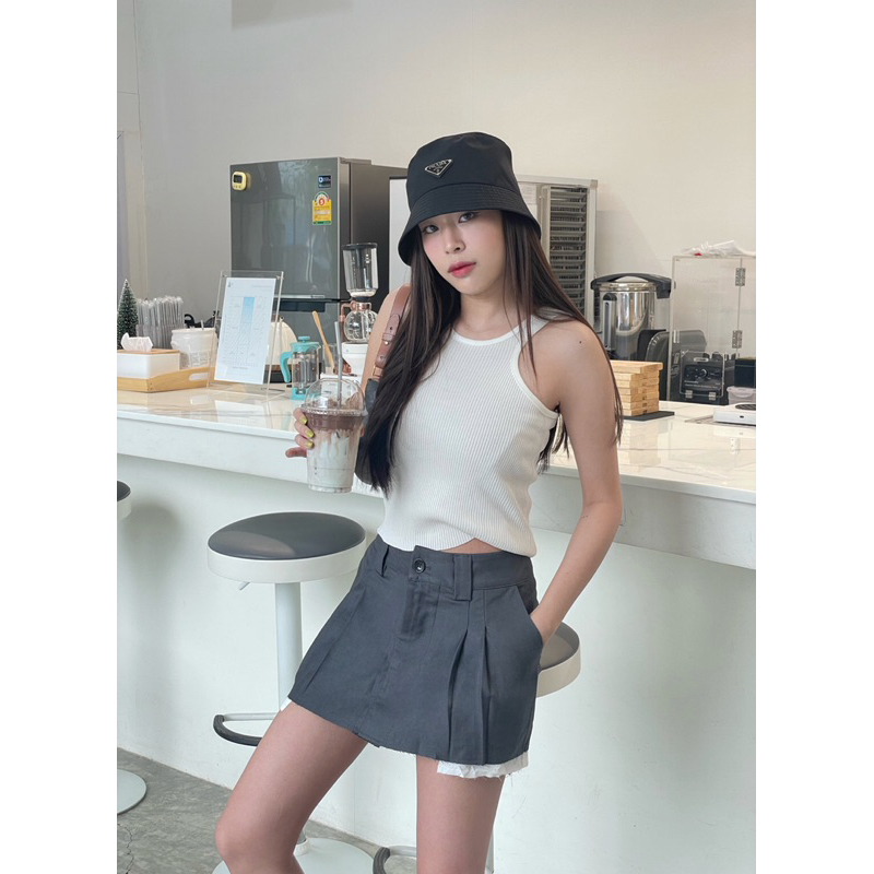 กระโปรง Y2k กระโปรงสั้น Bestfriend