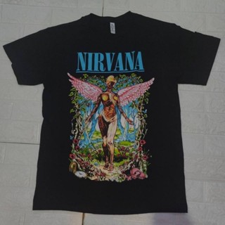 เสื้อวง Nirvana in utero งานฟ้าในป่า หายากนะลายนี้ ลิขสิทธิ์แท้