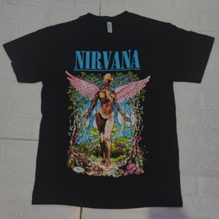 เสื้อวง Nirvana in utero งานฟ้าในป่า หายากนะลายนี้ ลิขสิทธิ์แท้